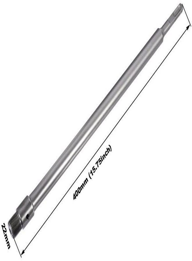 Inditrust Sds Shank Concrete Wall Drill Bit Hole Saw Cutter, 400 Mm Connecting Rod (35mm bit 400mm rod) - Image 3